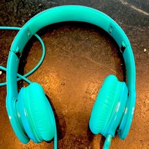 Used Beats WIRED headphones with water Skin